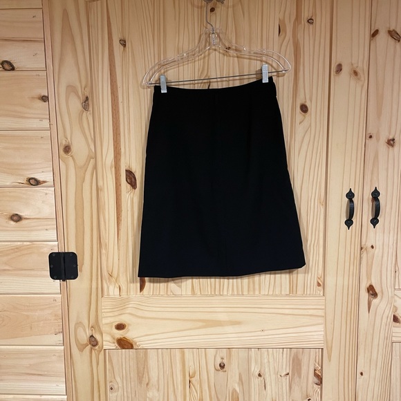 PRADA Skirt 42 M Wool Blend Black Italy Work Business Office Prada Prada - Picture 9 of 17